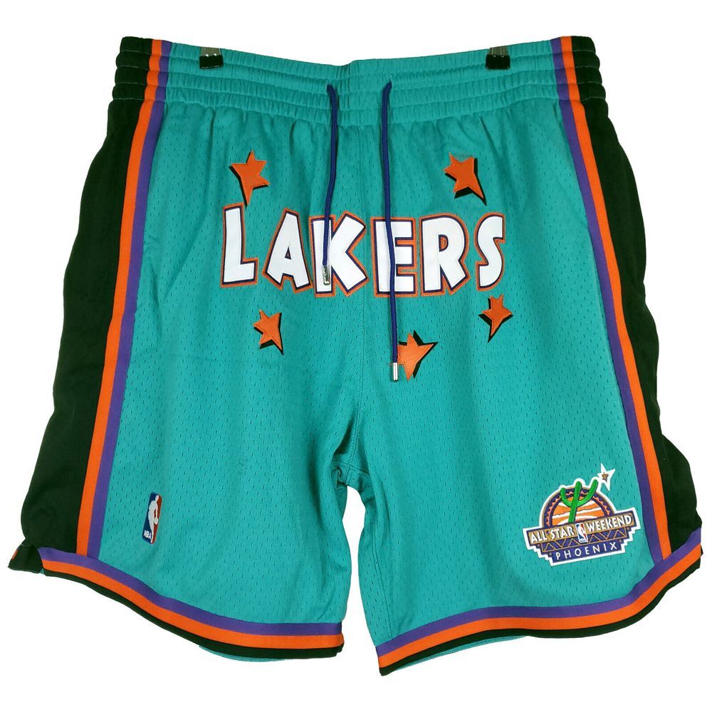Just Don Mitchell & Ness 2XL XXL Phoenix All-Star Game Jersey Shorts Lakers NWT‎